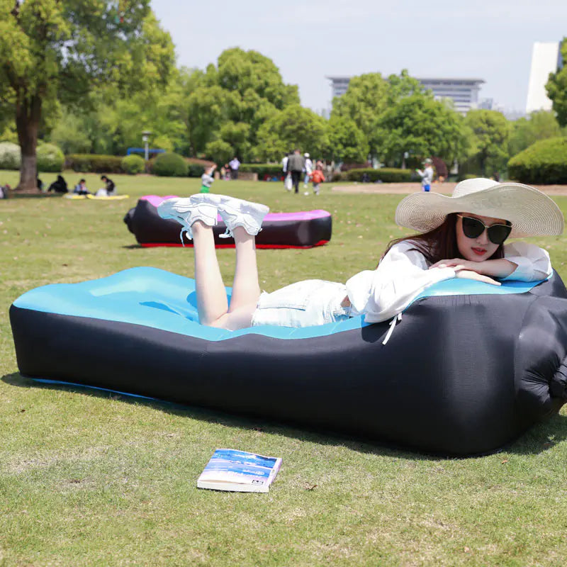 Portable Inflatable Sofa Bed for Outdoor Camping