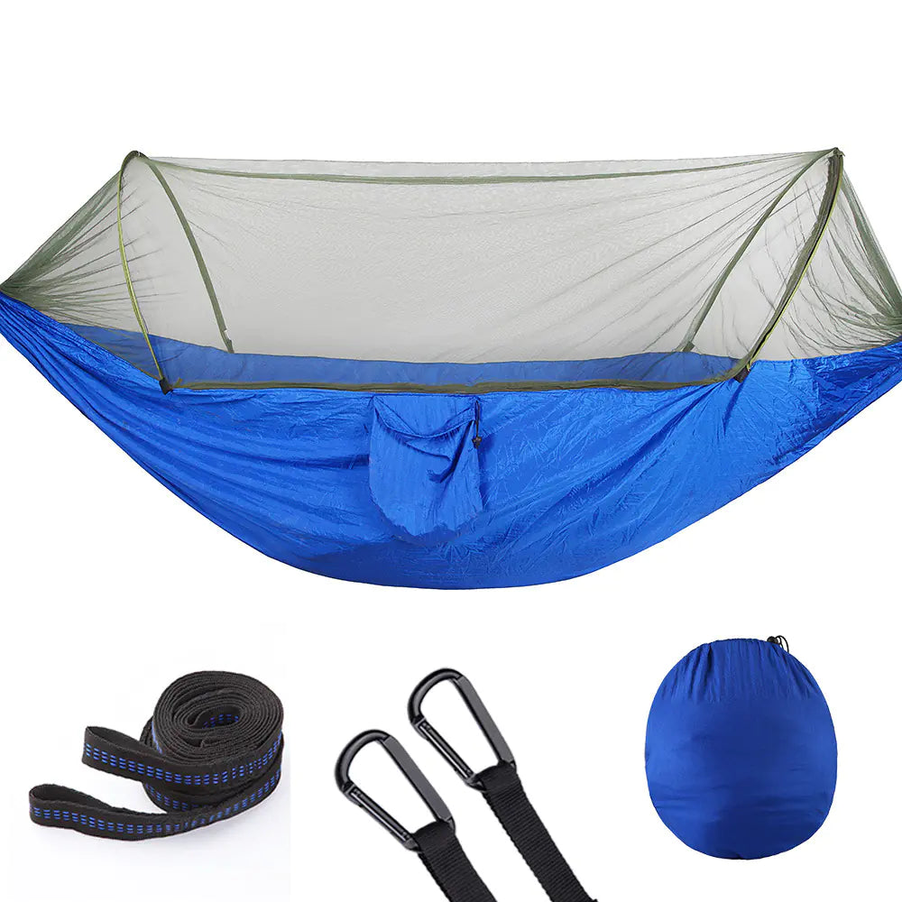 Outdoor Camping Parachute Fabric Mosquito Net Hammock