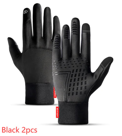 Windproof & Water-Resistant Thermal Gloves – Touchscreen, Non-Slip Winter Gloves for Men & Women