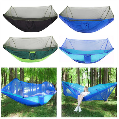 Outdoor Camping Parachute Fabric Mosquito Net Hammock