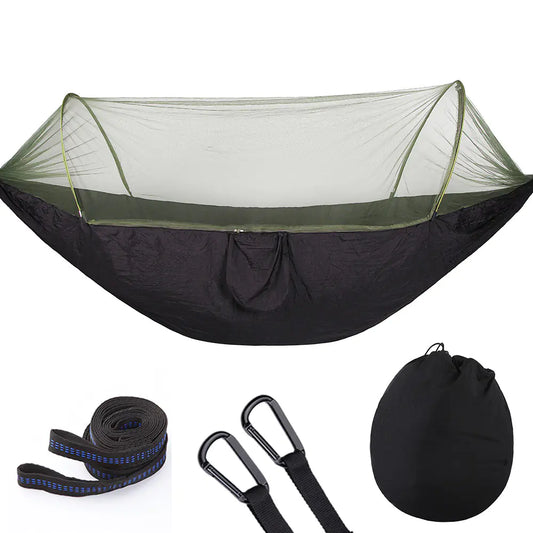 Outdoor Camping Parachute Fabric Mosquito Net Hammock