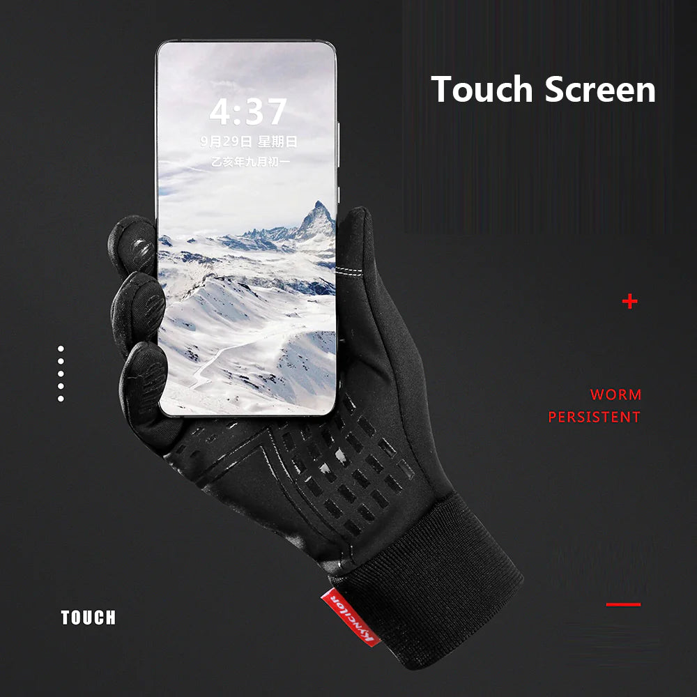 Windproof & Water-Resistant Thermal Gloves – Touchscreen, Non-Slip Winter Gloves for Men & Women