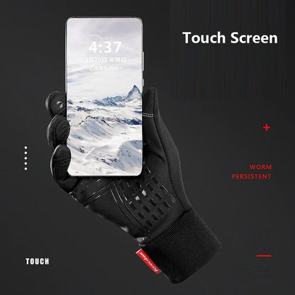 Windproof & Water-Resistant Thermal Gloves – Touchscreen, Non-Slip Winter Gloves for Men & Women